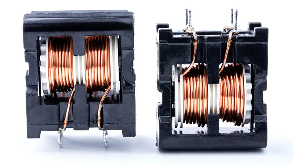 Ferrite core custom transformer winding for industrial use