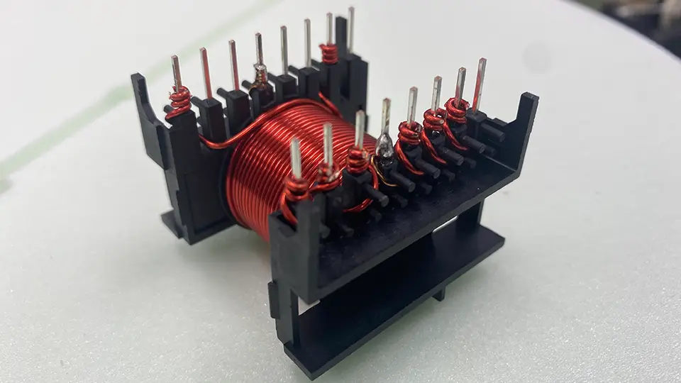 Miniature custom transformer components by Coiltek Electronics